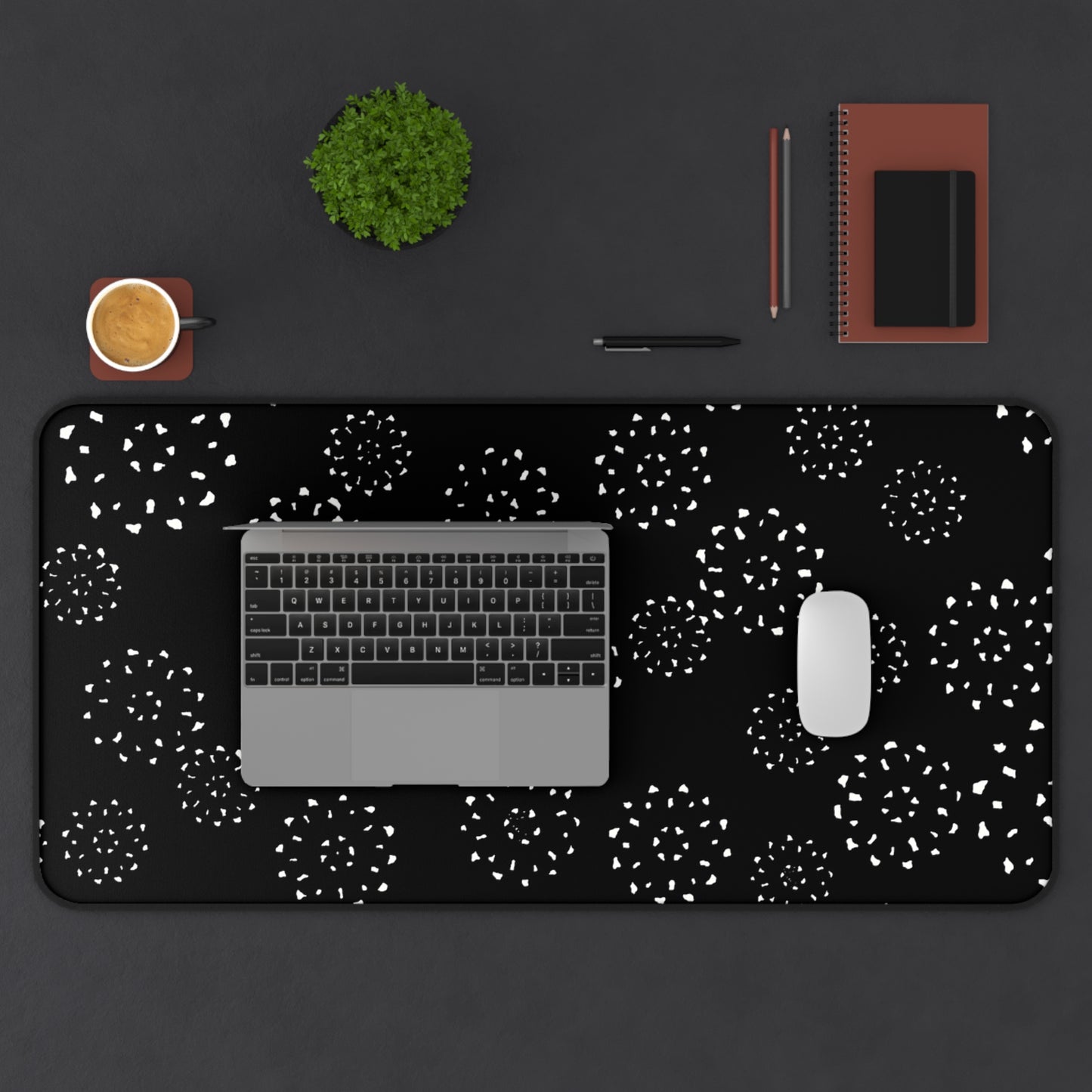 Modern Minimalist Mouse Pad Black