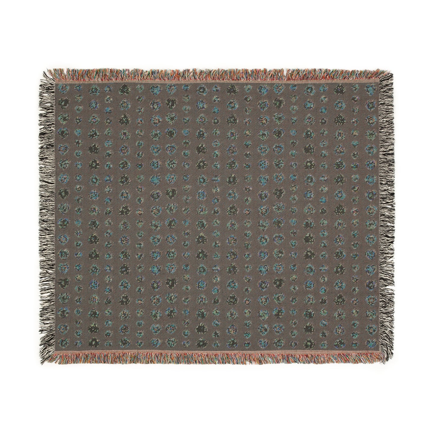 Bohemian Woven Blanket - Navy