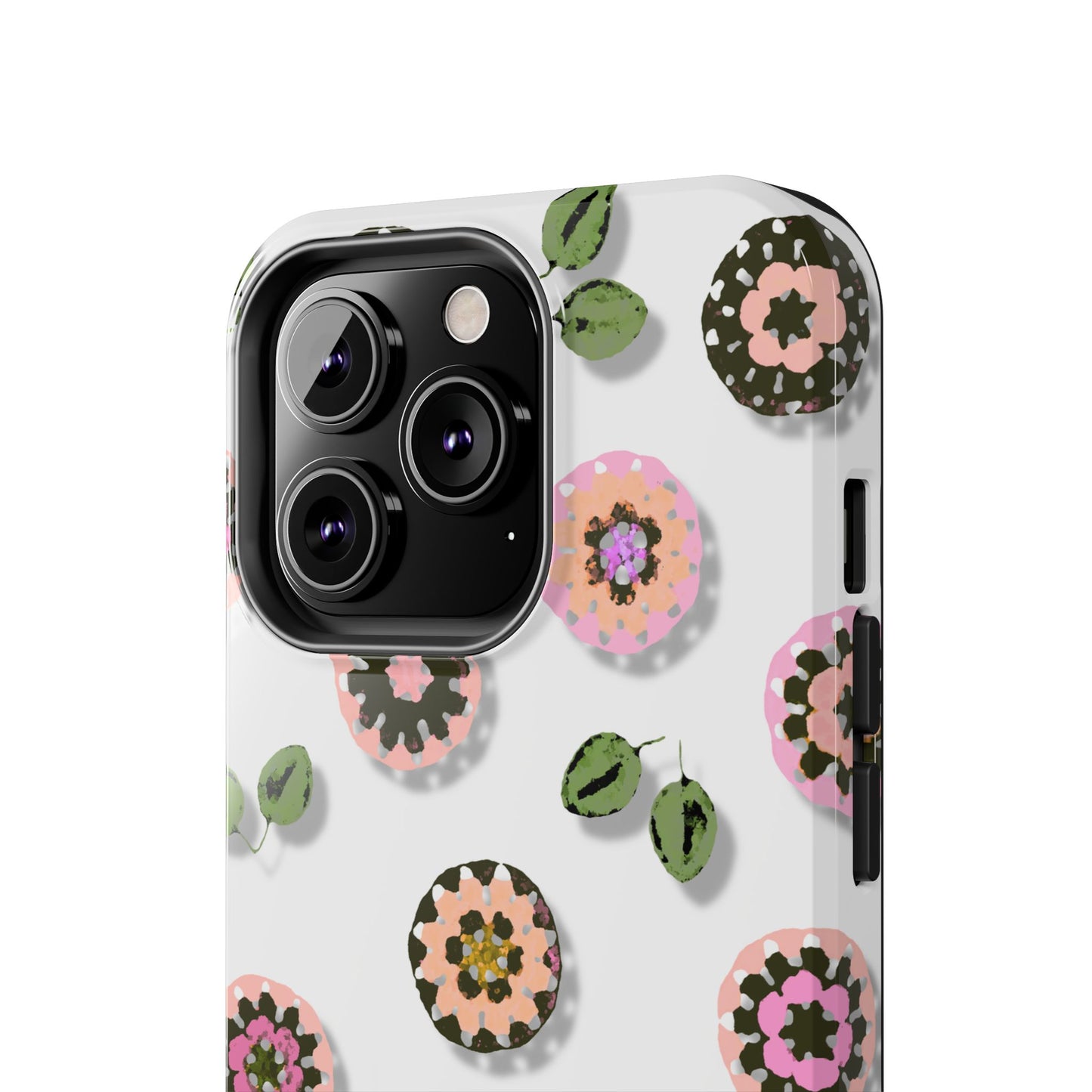 Floral Crochet Pattern Tough Phone Case