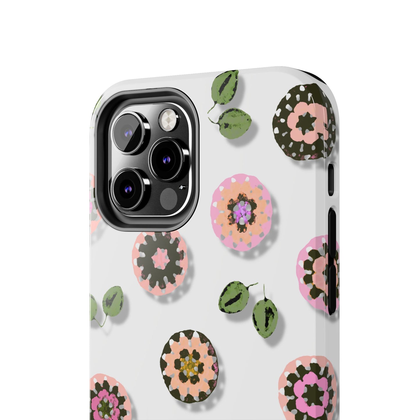 Floral Crochet Pattern Tough Phone Case