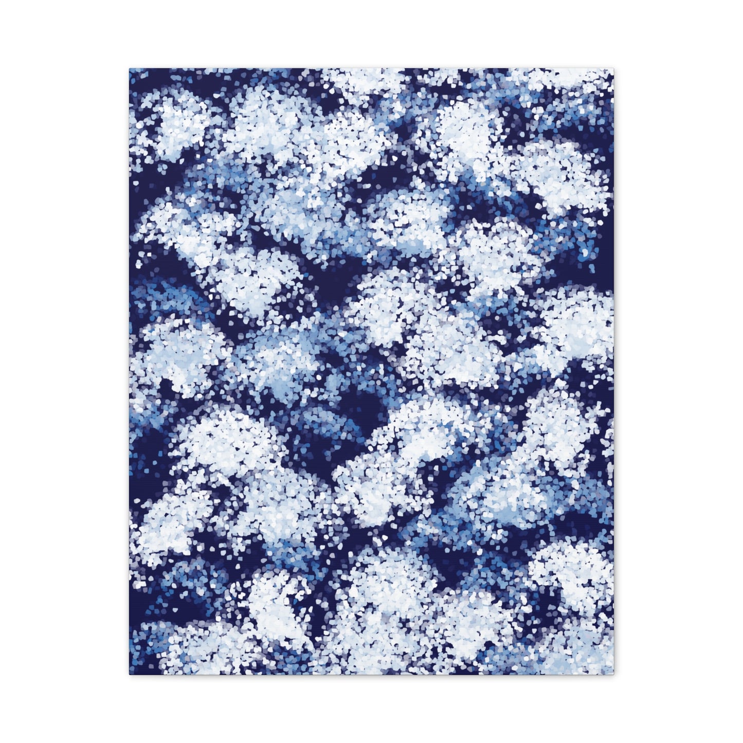 Stretched Abstract Canvas Print --Frost
