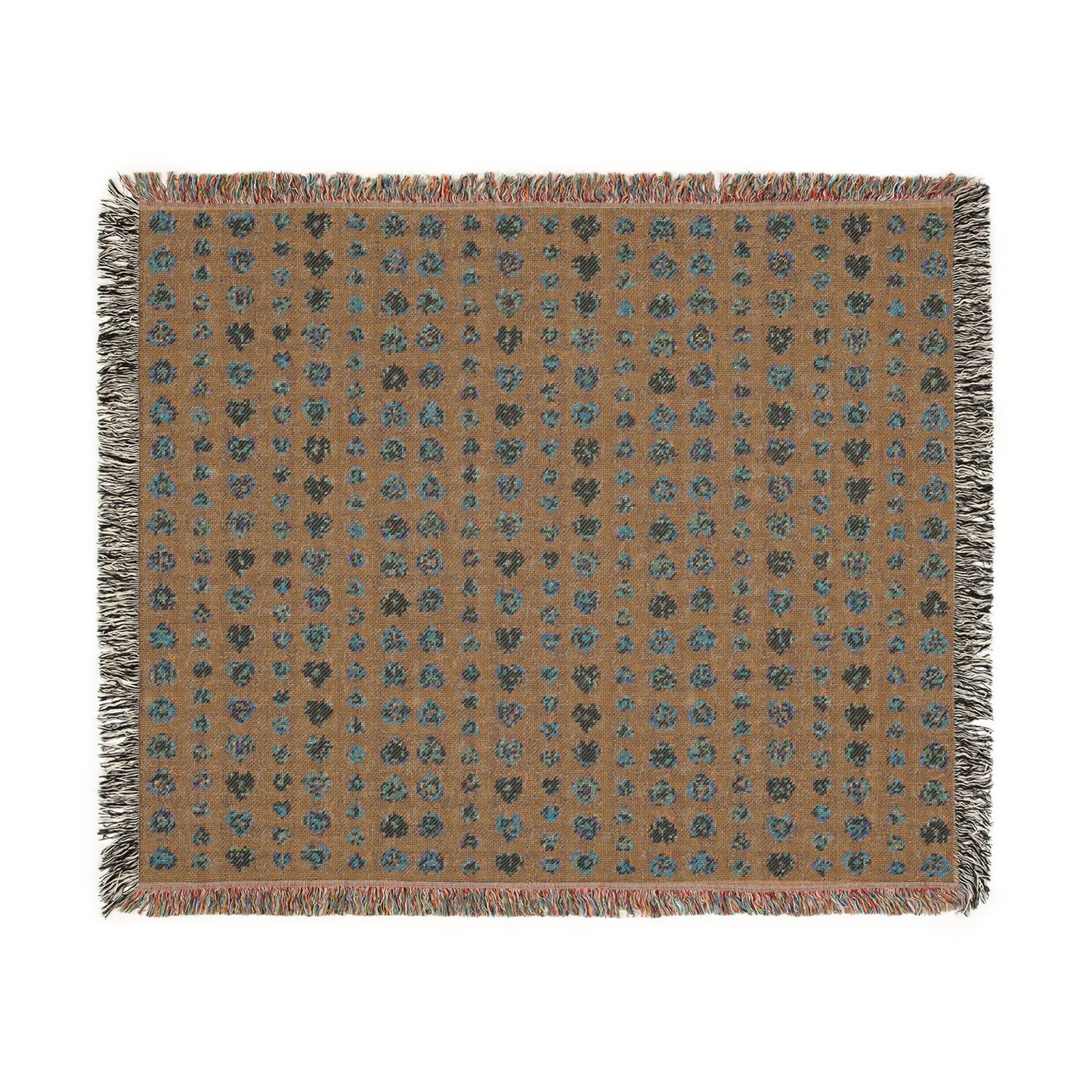Bohemian Woven Blanket - Blue