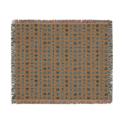Bohemian Woven Blanket - Blue
