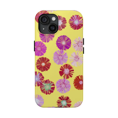 Bright Yellow Daisy Flowers Protective Phone Cover