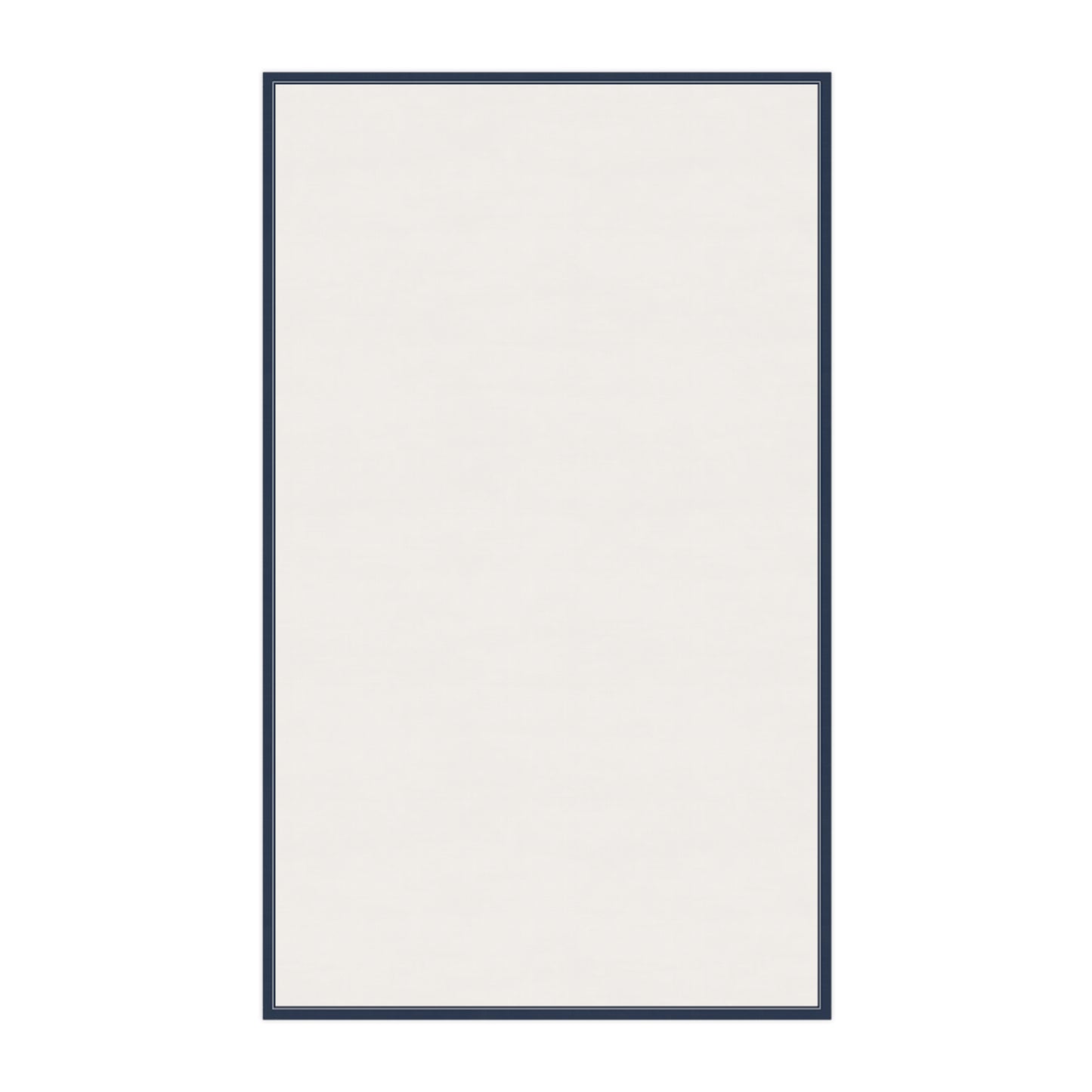 Chili Pepper Pattern Cotton Tea Towel — Navy Kitchen Dish Towel