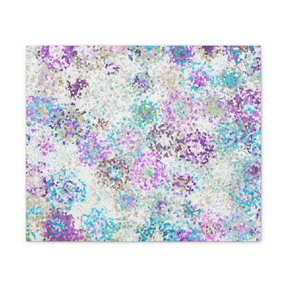 Stretched Abstract Canvas Print --Opal Field