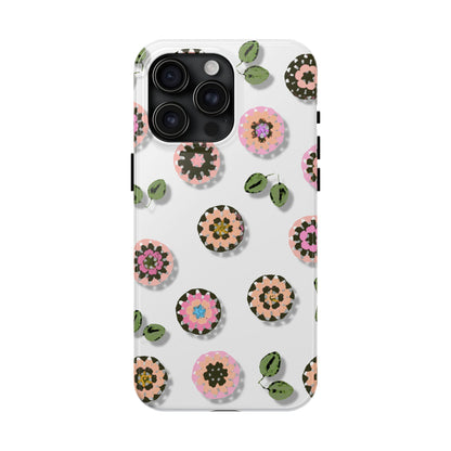 Floral Crochet Pattern Tough Phone Case