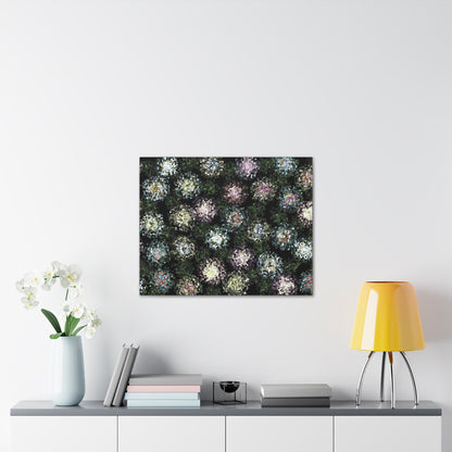 Stretched Abstract Canvas Print -- Under The Moonlight