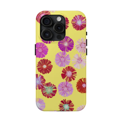Bright Yellow Daisy Flowers Protective Phone Cover