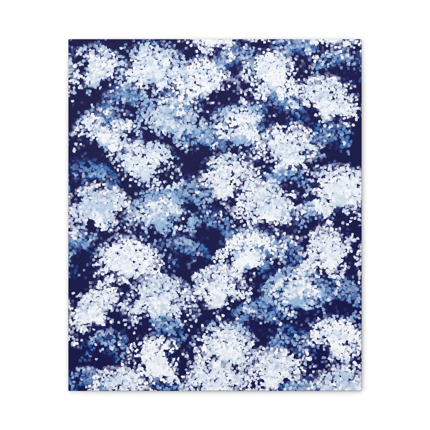 Stretched Abstract Canvas Print --Frost
