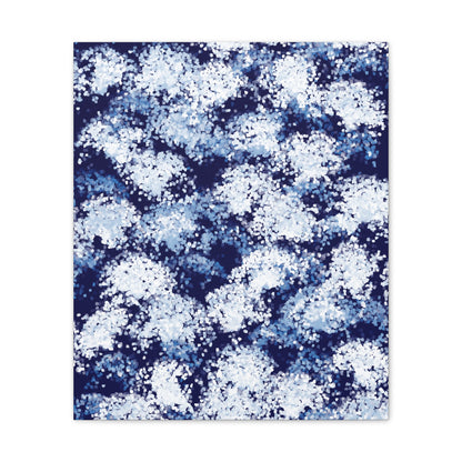 Stretched Abstract Canvas Print --Frost