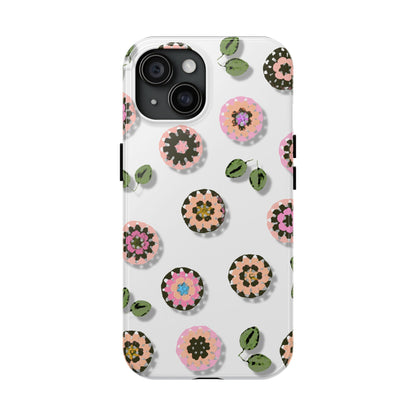 Floral Crochet Pattern Tough Phone Case