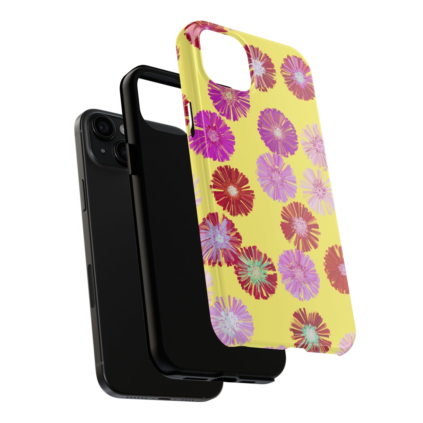 Bright Yellow Daisy Flowers Protective Phone Cover