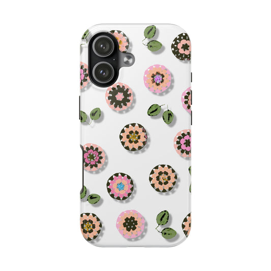 Floral Crochet Pattern Tough Phone Case
