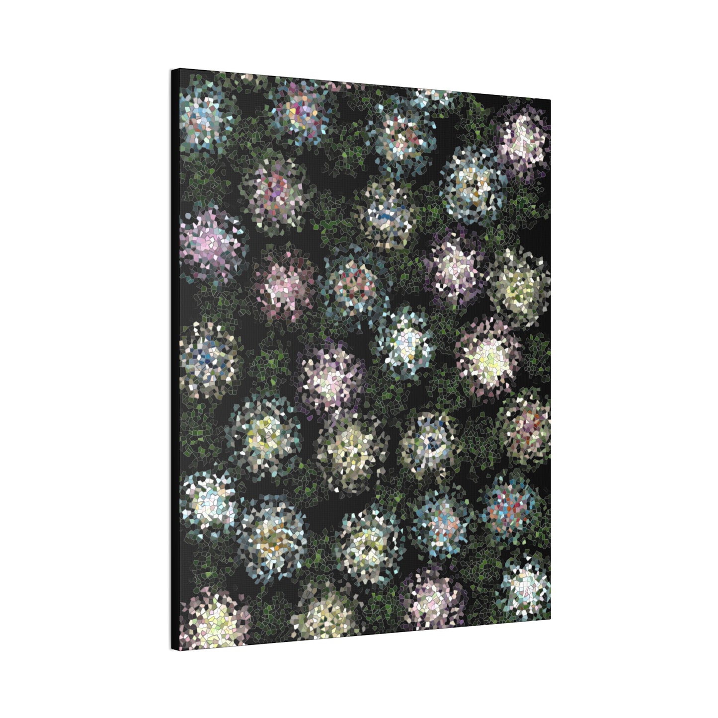 Stretched Abstract Canvas Print -- Under The Moonlight