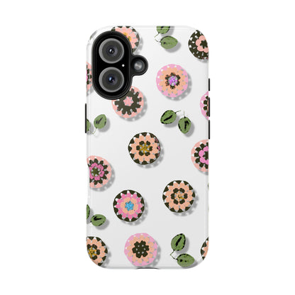 Floral Crochet Pattern Tough Phone Case