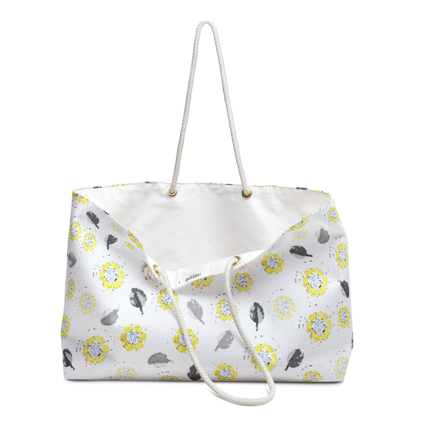 Yellow Flower Weekender Bag