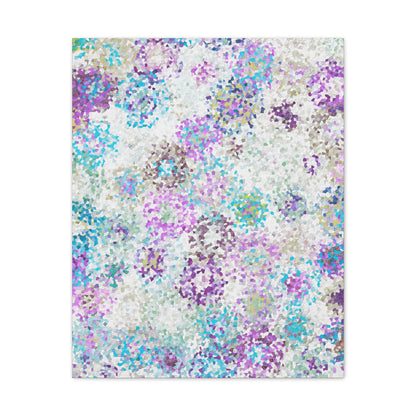Stretched Abstract Canvas Print --Opal Field