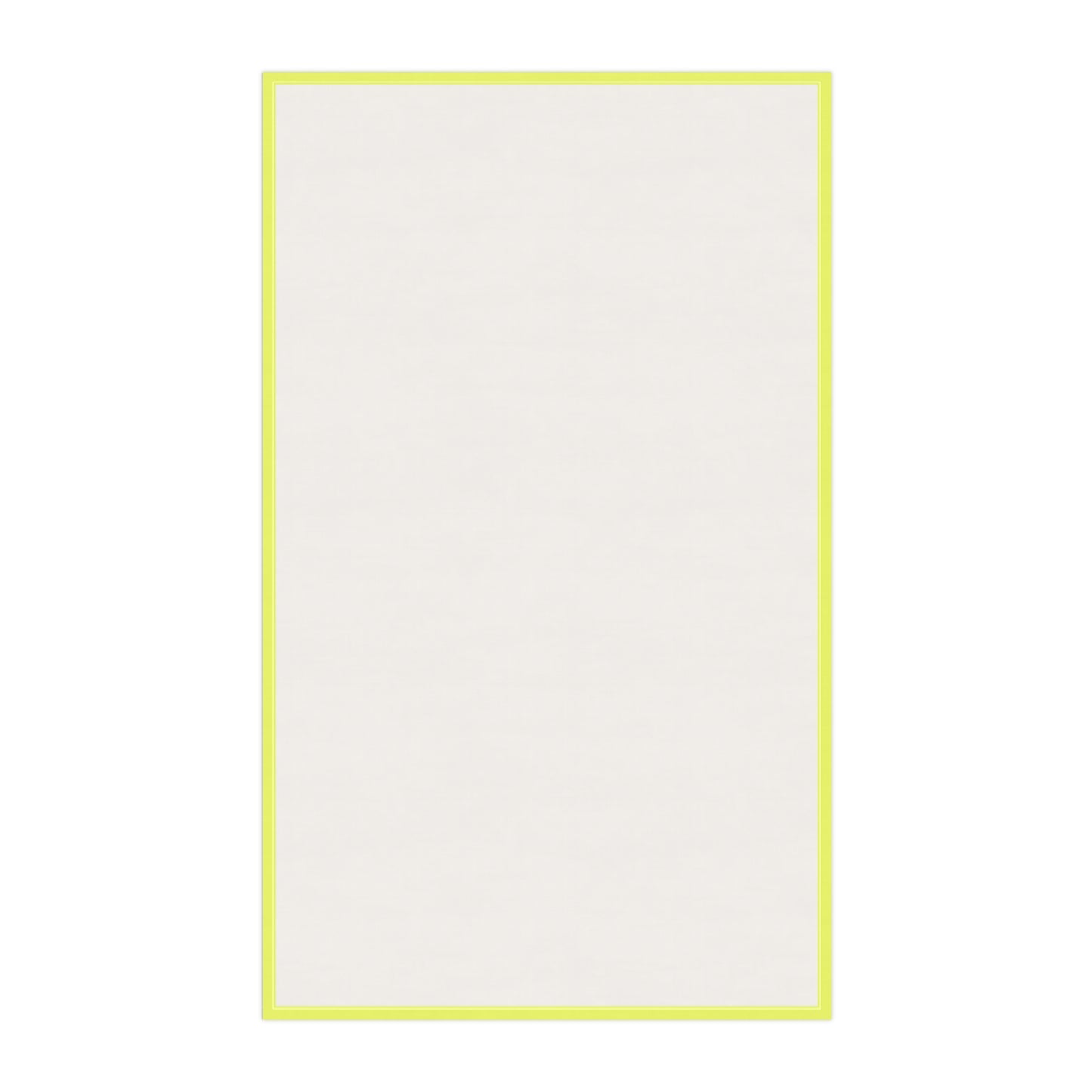 Cotton Twill Kitchen Towel Bright Yellow