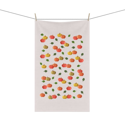 Kitchen Towel Pumpkin Pattern Beige