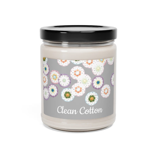 Natural Soy Wax Scented Candle Clean Cotton 9oz 