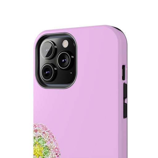 Floral Pattern Print Tough Phone Cases For Apple iPhone Rose Pink