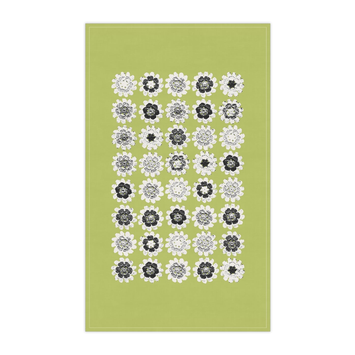 Cotton Twill Kitchen Towel Lime Green