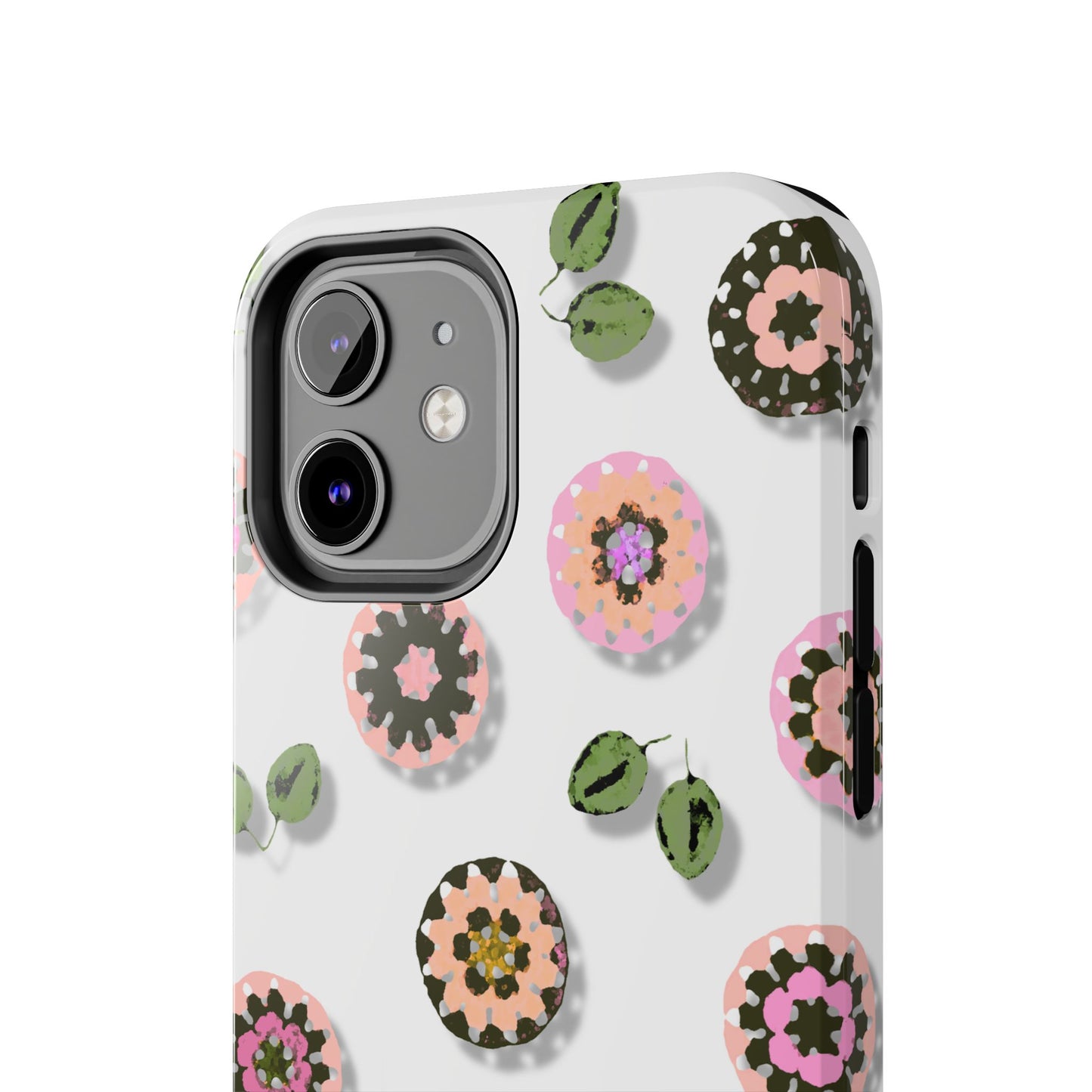 Floral Crochet Pattern Tough Phone Case