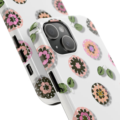 Floral Crochet Pattern Tough Phone Case