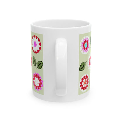 Coffee Mug Design Image--Crochet Pattern Apple Green