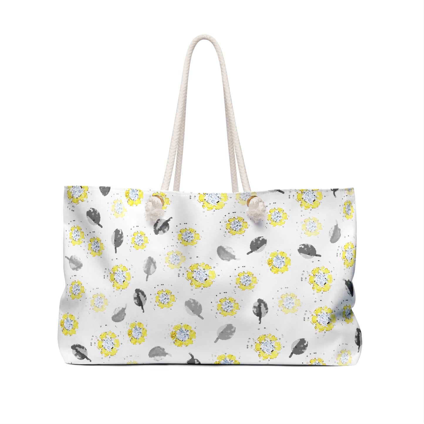 Yellow Flower Weekender Bag