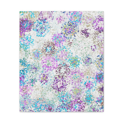 Stretched Abstract Canvas Print --Opal Field