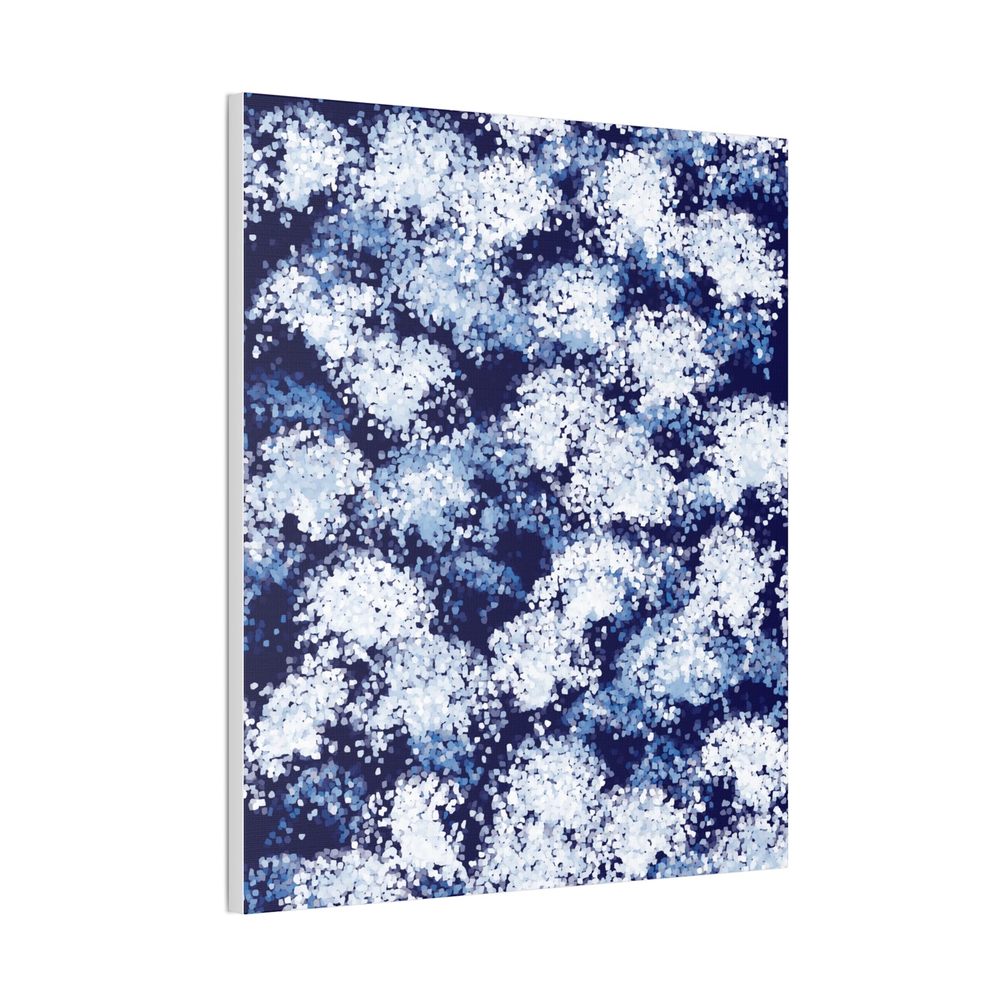Stretched Abstract Canvas Print --Frost
