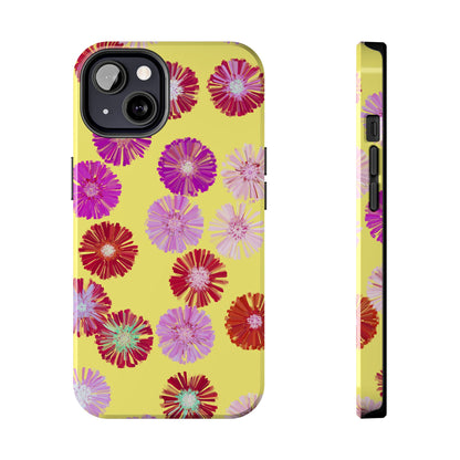 Bright Yellow Daisy Flowers Protective Phone Cover