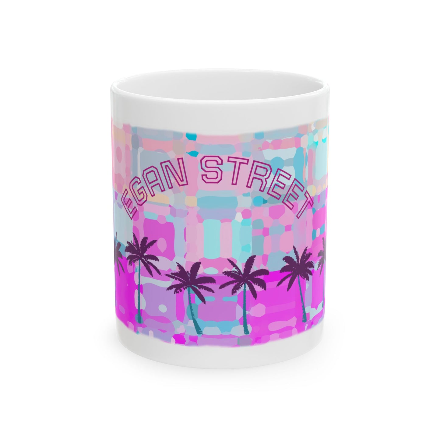 Ceramic Mug, Coffee Mug, Tea Cup - Pink Paradise