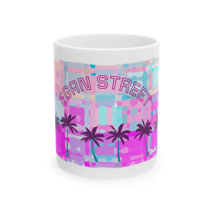 Ceramic Mug, Coffee Mug, Tea Cup - Pink Paradise
