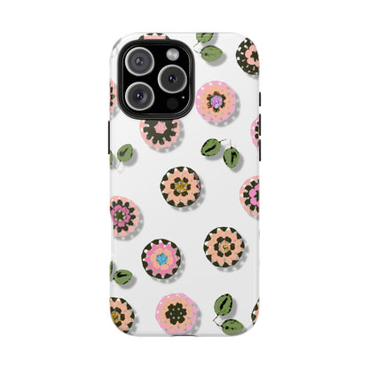 Floral Crochet Pattern Tough Phone Case
