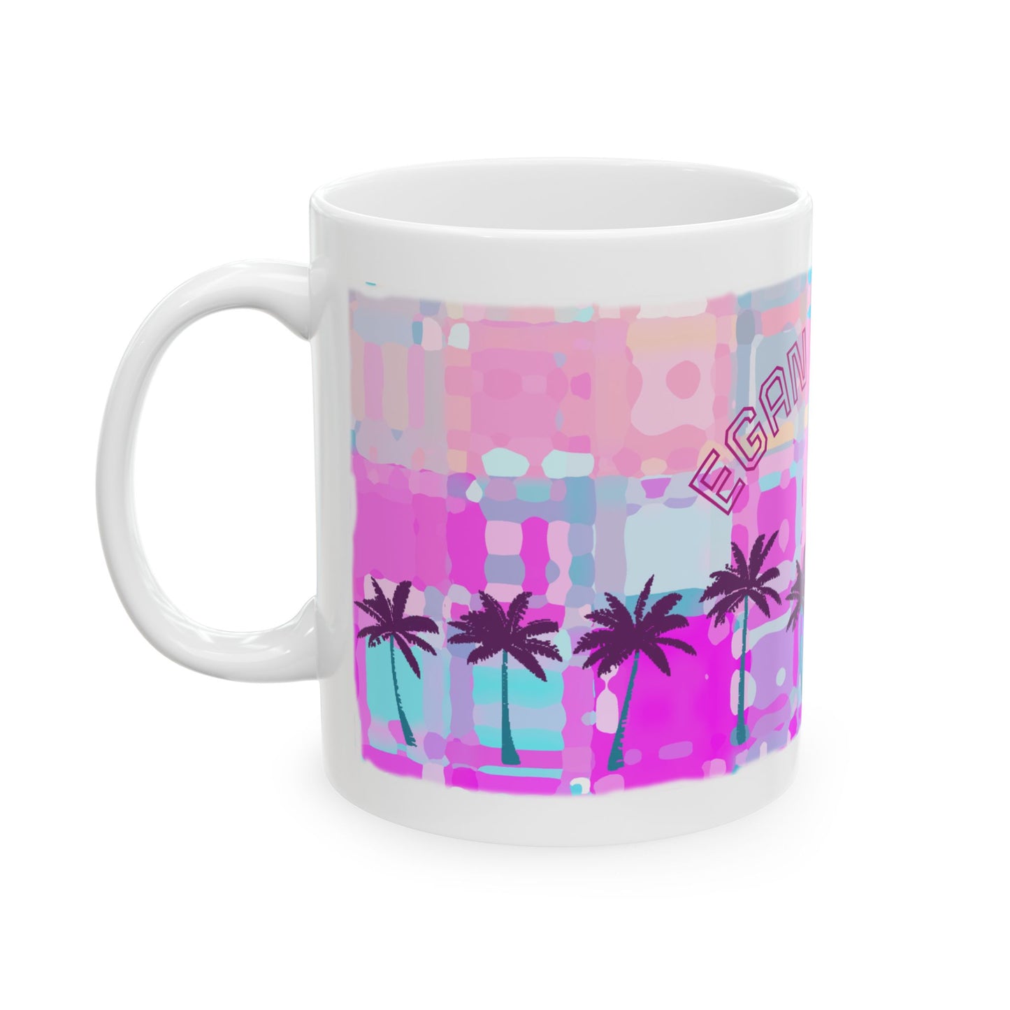Ceramic Mug, Coffee Mug, Tea Cup - Pink Paradise