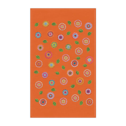 Cotton Twill Kitchen Towel Pumpkin Patch