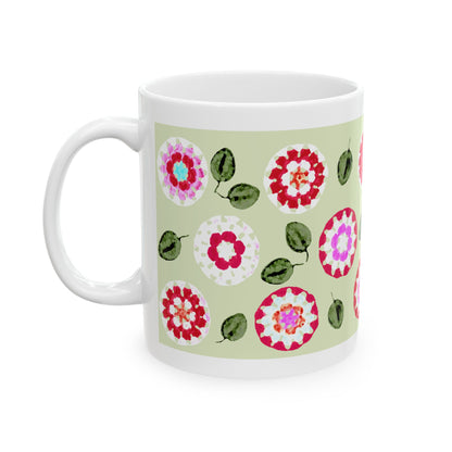 Coffee Mug Design Image--Crochet Pattern Apple Green