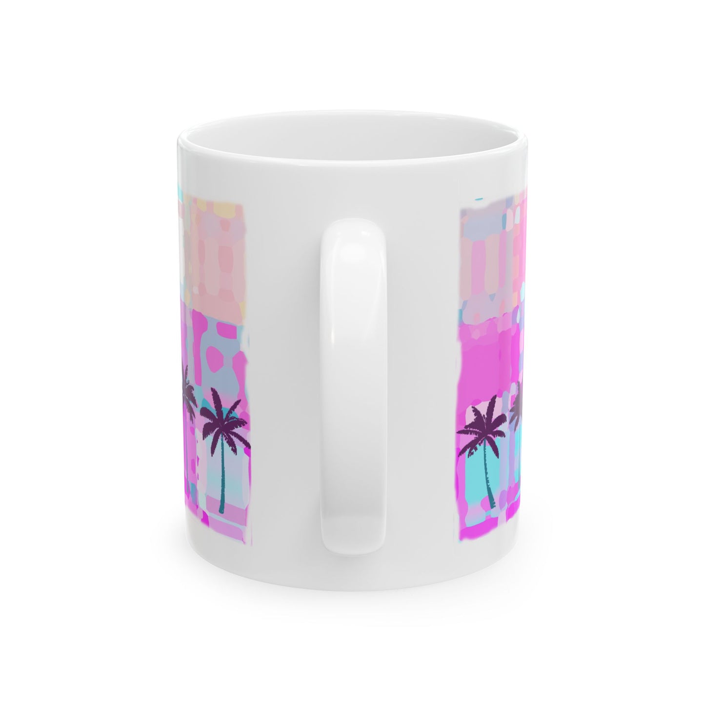 Ceramic Mug, Coffee Mug, Tea Cup - Pink Paradise