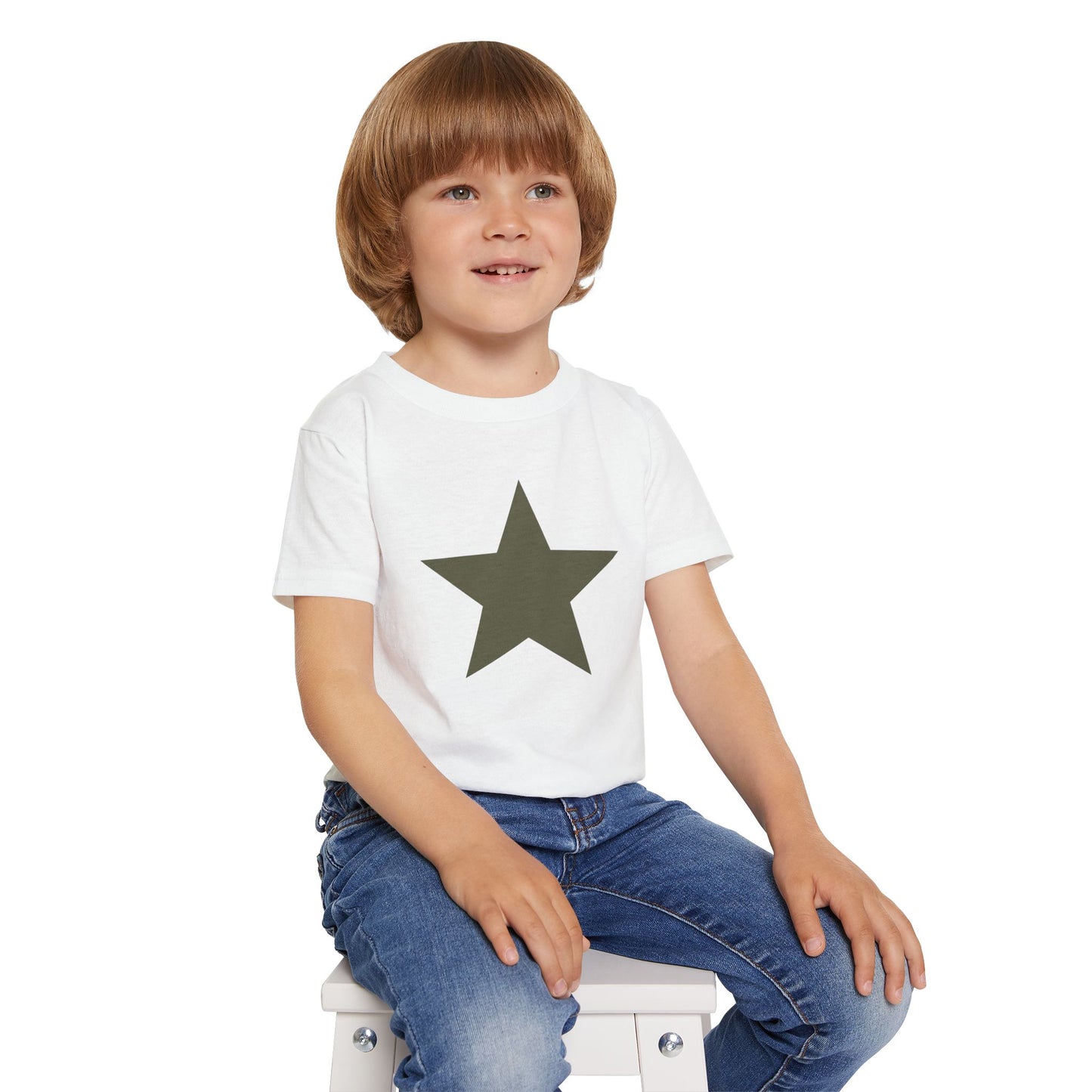 Toddler T-Shirt — Olive Star Graphic
