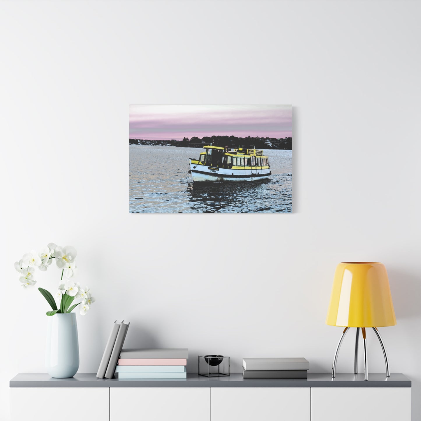 National Park Ferry Matte Canvas Wall Art — Stretched 1.25"
