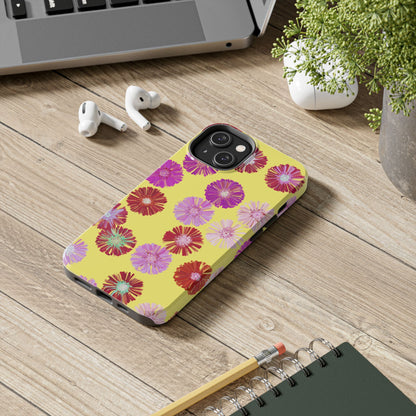 Bright Yellow Daisy Flowers Protective Phone Cover