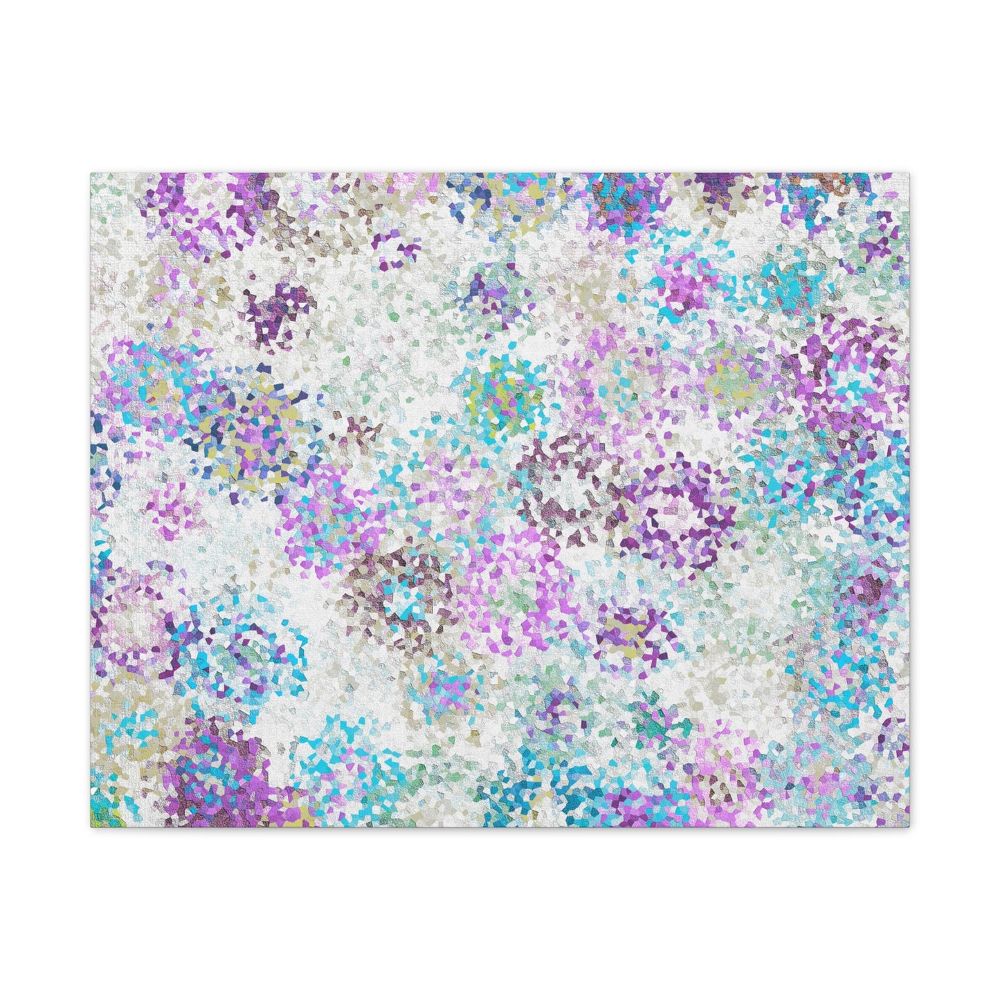 Stretched Abstract Canvas Print --Opal Field