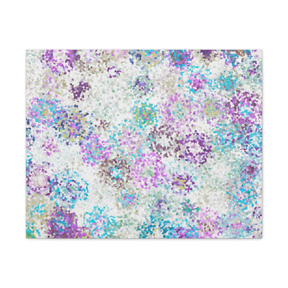 Stretched Abstract Canvas Print --Opal Field