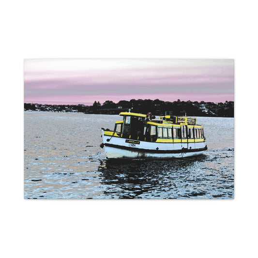 National Park Ferry Matte Canvas Wall Art — Stretched 1.25"