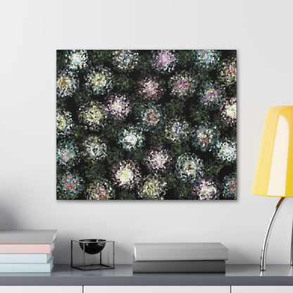 Stretched Abstract Canvas Print -- Under The Moonlight