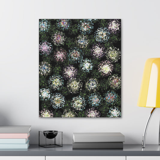 Stretched Abstract Canvas Print -- Under The Moonlight