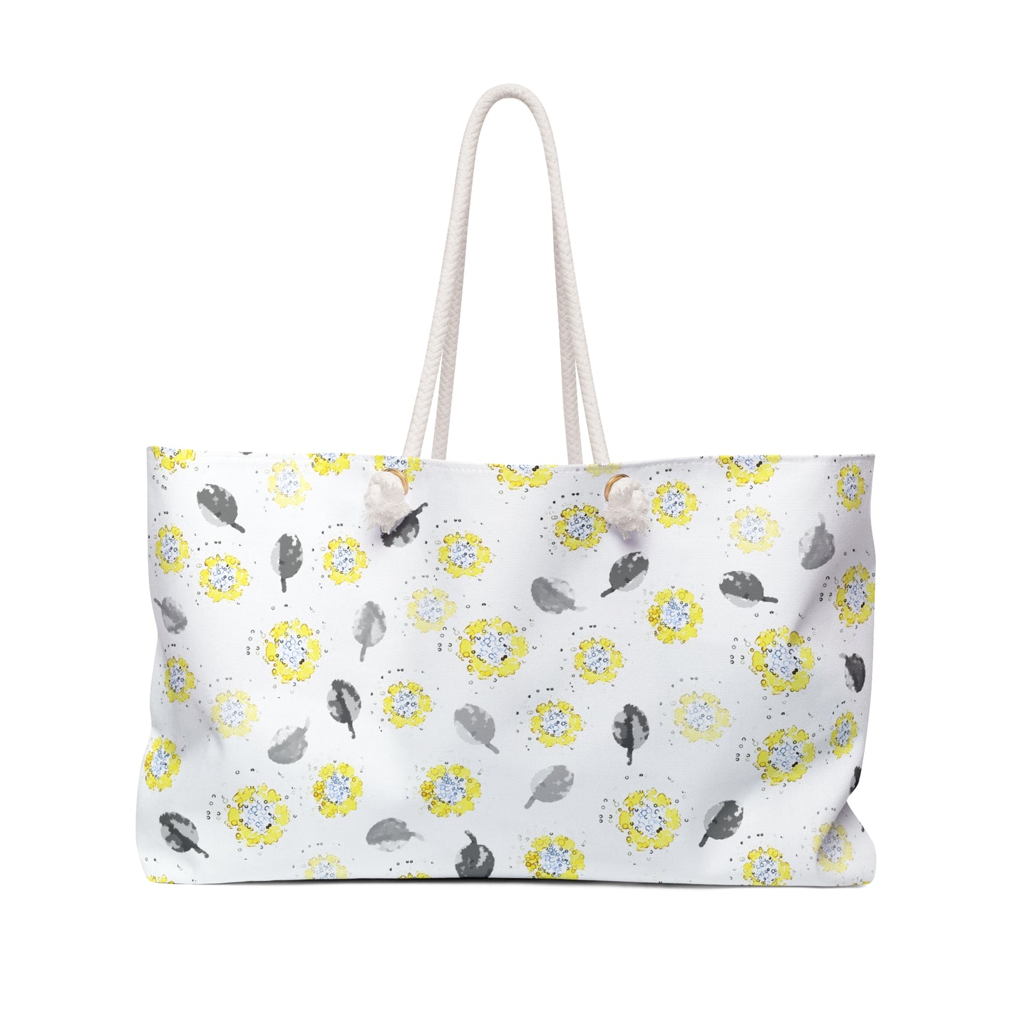 Yellow Flower Weekender Bag